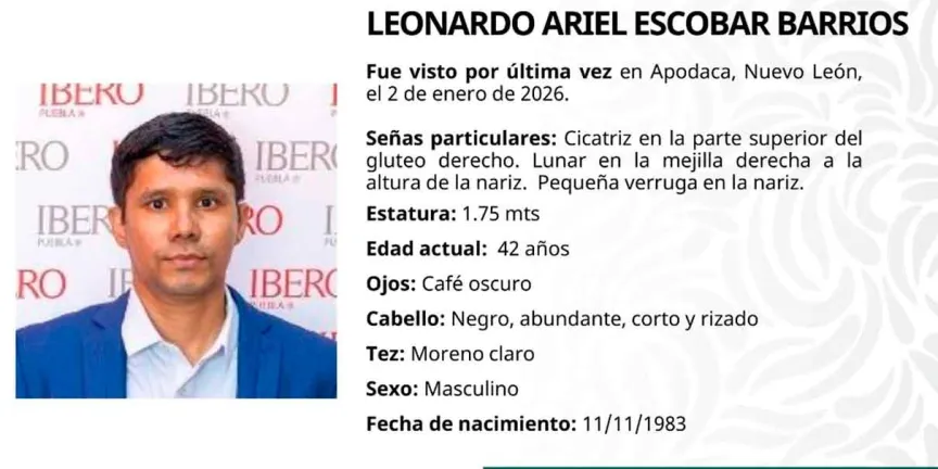Ibero Puebla y SUJ exigen presentación con vida de colaborador desaparecido en Apodaca