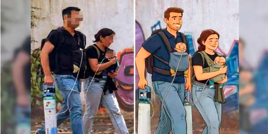 Madre de gemelos explica su estado de salud tras viral video con tanques de oxígeno