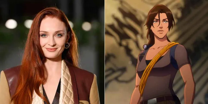 Prime Video revela a Sophie Turner como Lara Croft en la nueva serie de Tomb Raider