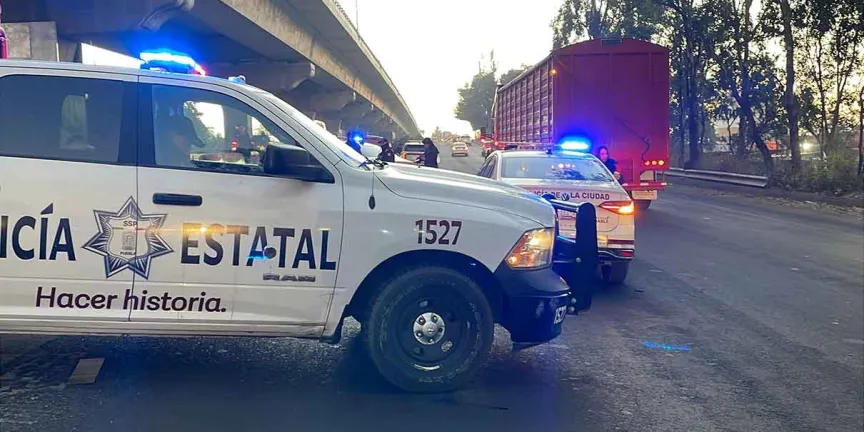 Atropellan y abandonan a hombre en la autopista México-Puebla