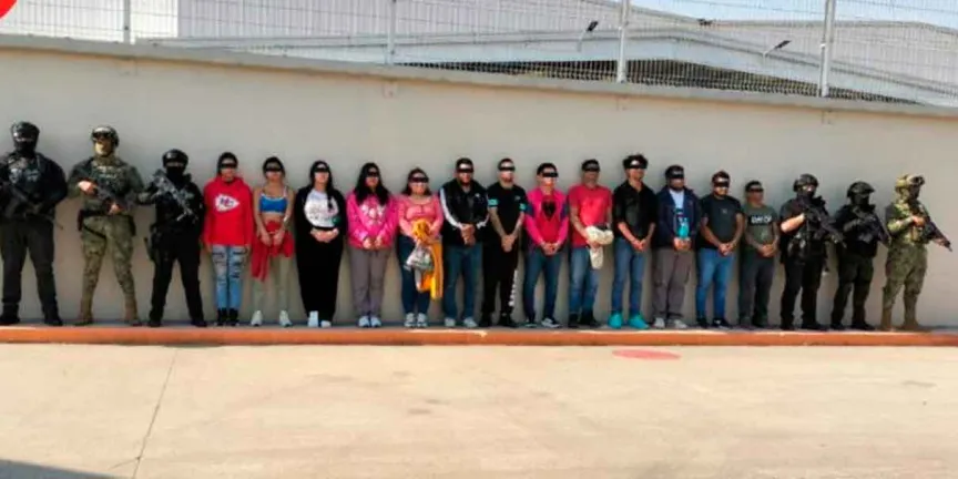 Caen 14 presuntos integrantes del CJNG en Veracruz tras 13 cateos simultáneos