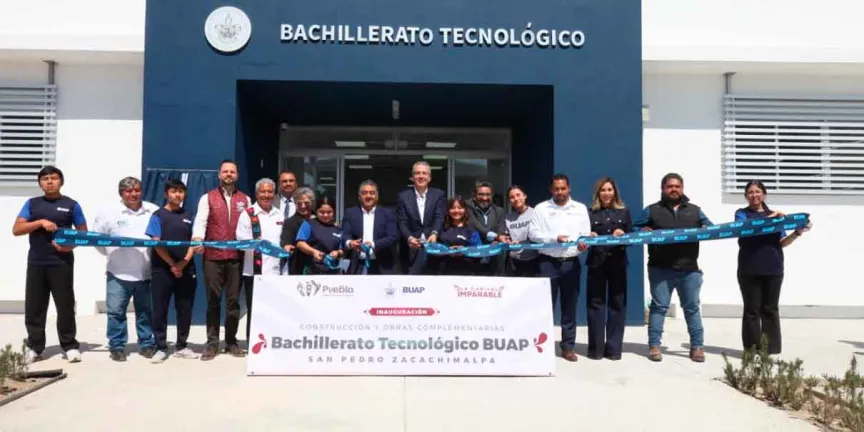 Encabeza Pepe Chedraui inauguración del Bachillerato Tecnológico BUAP