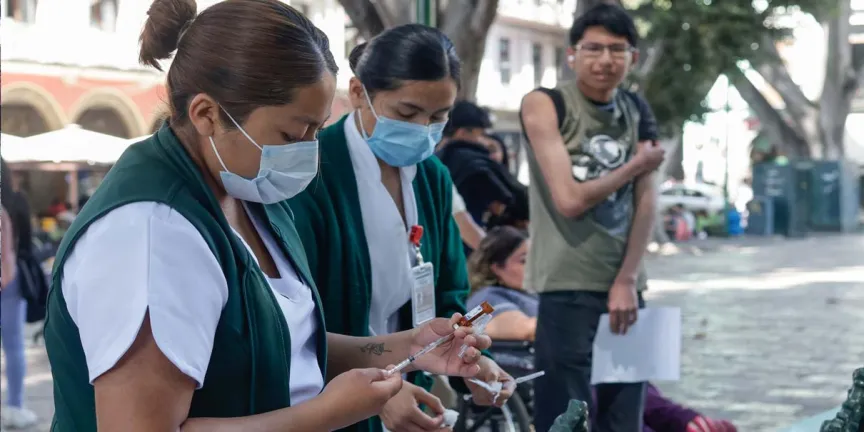 FIN DE SEMANA de vacunación contra el SARAMPIÓN en Puebla