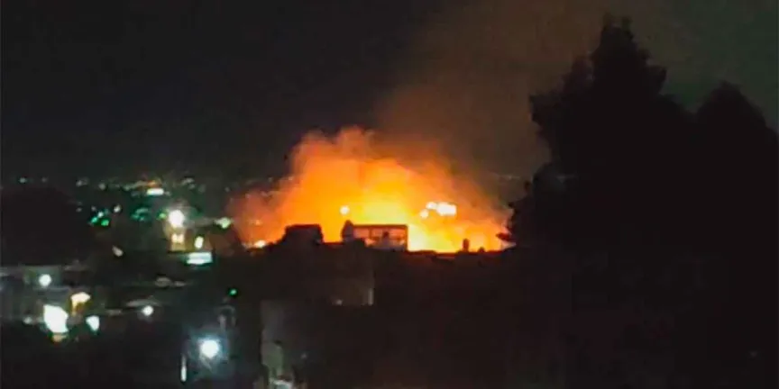 Incendios de pastizales movilizan a bomberos en Texmelucan