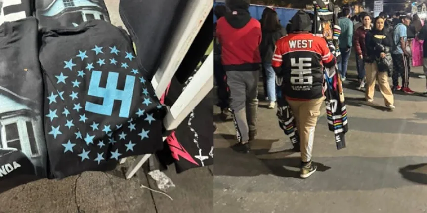 Embajada de Israel rechaza símbolos antisemitas en show de Kanye West en la CDMX