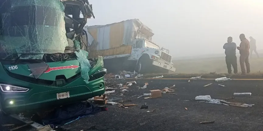 Neblina y exceso de velocidad provocan caos mortal en el Valle de Toluca