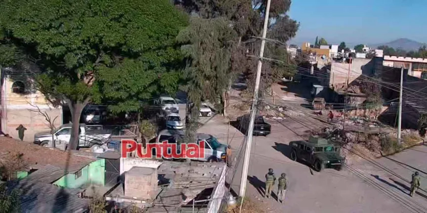 Autoridades realizan operativo en San Baltazar Temaxcalac por posible robo de autopartes