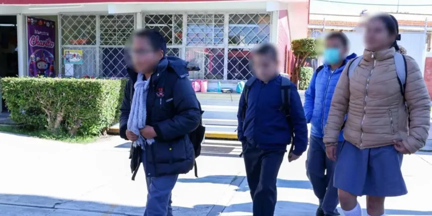Frente frío 33 obliga a cancelar clases presenciales en 64 municipios de Puebla