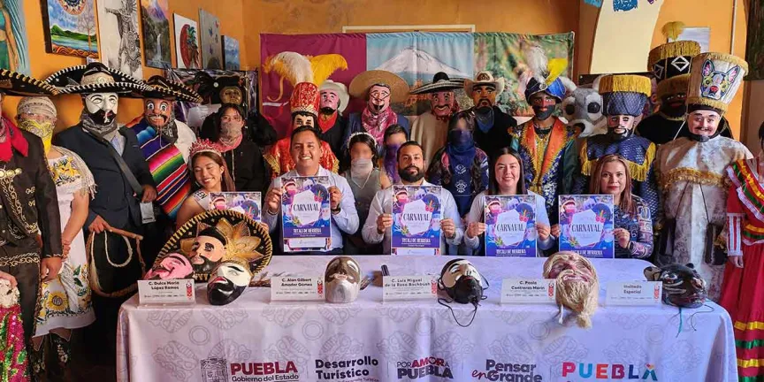 Tecali de Herrera espera 10 mil visitantes por su Carnaval 2026