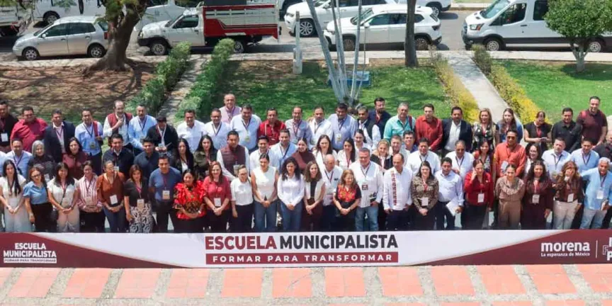 Alcaldesa de San Pedro, Tonantzin Fernández participa en la Escuela Municipalista de Morena