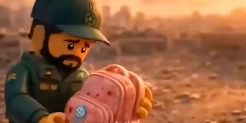 VIDEO estilo Lego usado por Irán para criticar a Estados Unidos e Israel genera controversia