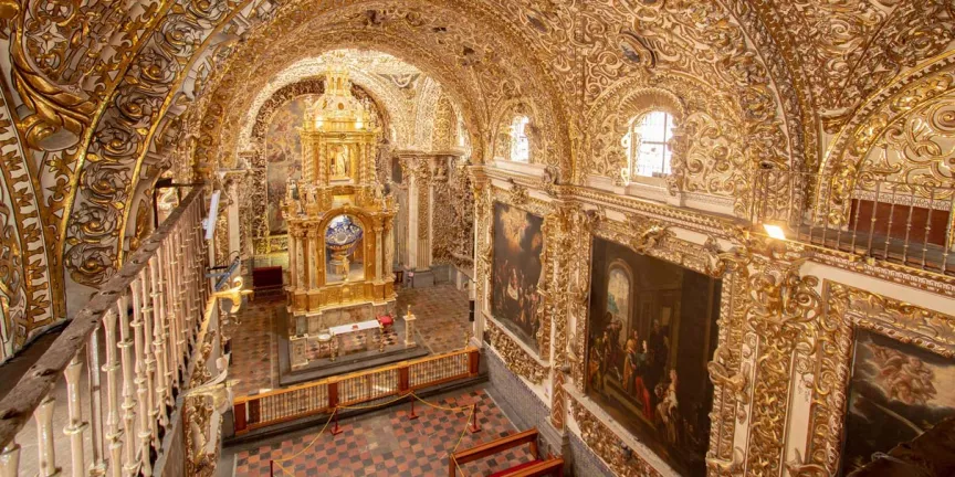 Explora la Capilla del Rosario en Puebla y su riqueza arquitectónica barroca