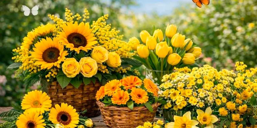 Flores amarillas en primavera: la tendencia que dispara ventas hasta 1,500% en México