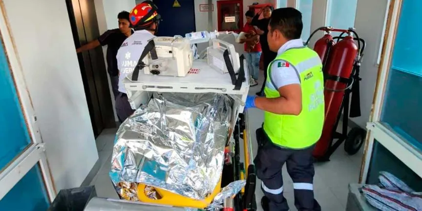 Trasladan por aire a madre e hijo heridos en la Sierra Norte  