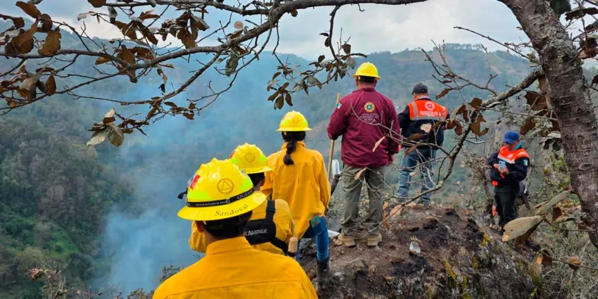 Ante incremento de incendios en 2026, Puebla intensifica acciones de combate