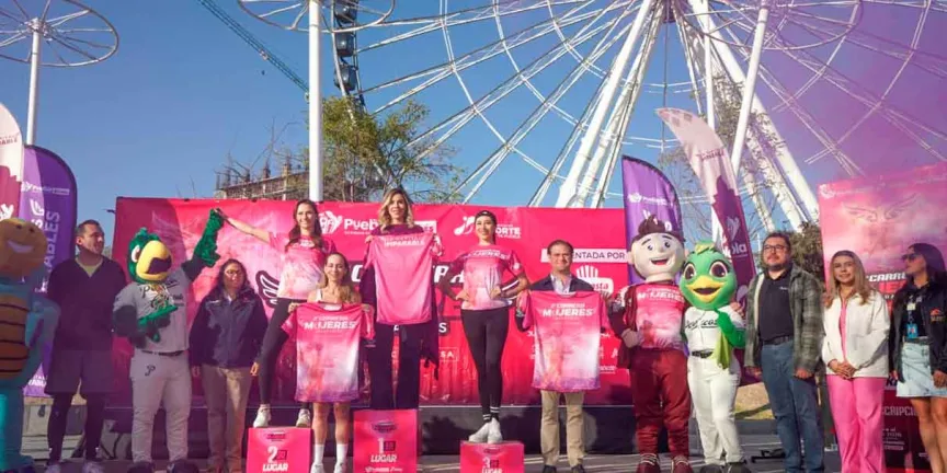 Presenta  Pepe Chedraui medalla y playera de la 2ª edición de la “Carrera Mujeres Imparables”