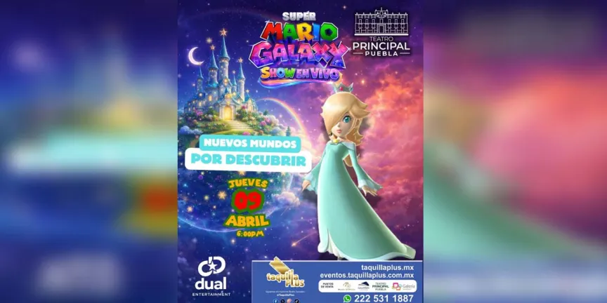 Show en vivo de Super Mario Bros: diversión, magia y música en Puebla