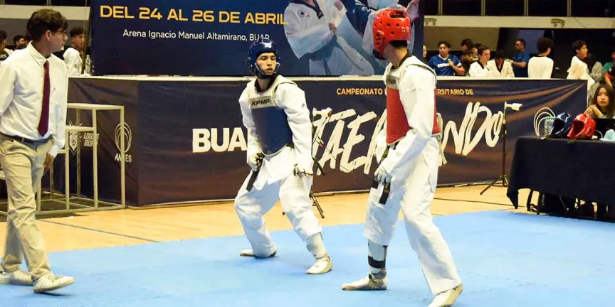 Estudiantes de BUAP brillan en Nacional Universitario de Taekwondo