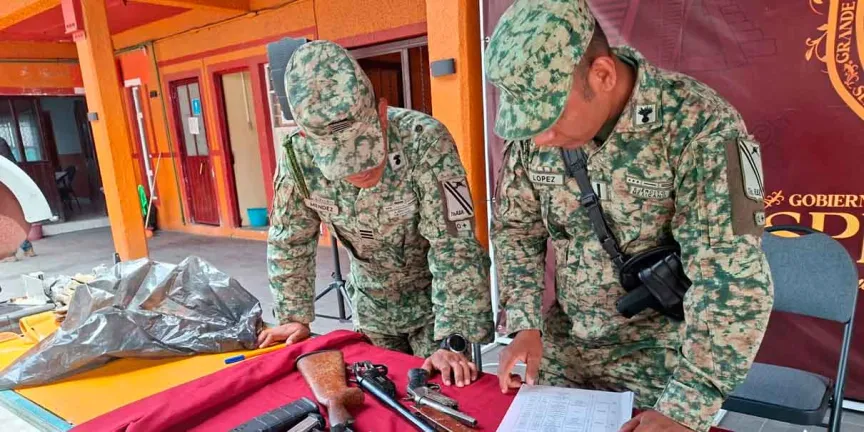 Exitoso canje de armas en Esperanza retira más de 150 artefactos