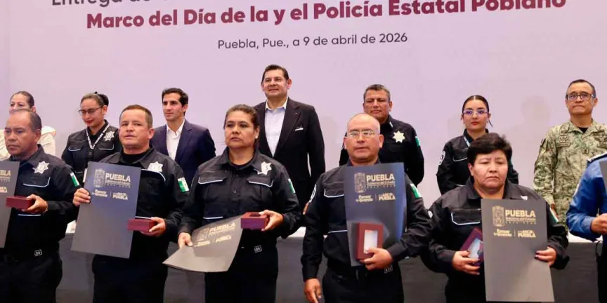 Gobierno de Puebla reconoce y dignifica valor policial