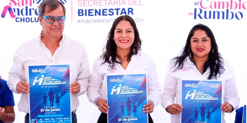 Guadalupe Cuautle anunció el Medio Maratón del Día del Papá 2026