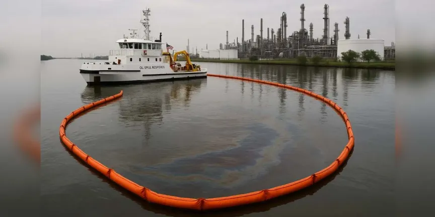 Reportan derrame en refinería de Pemex en Deer Park dentro del canal de Houston