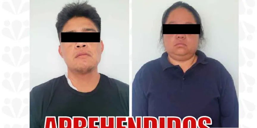 Capturan a José N. y Margarita N. por presunto delito sexual contra menor en Puebla