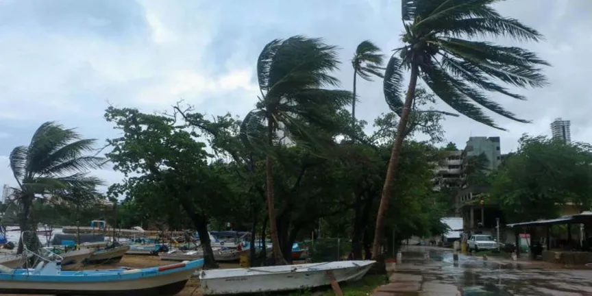 Boris se intensifica frente a Guerrero: activan alerta por lluvias extremas e inundaciones