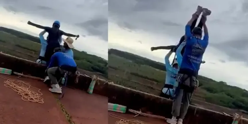 En Brasil, muere una joven tras ser lanzada de un bungee sin cuerdas de seguridad