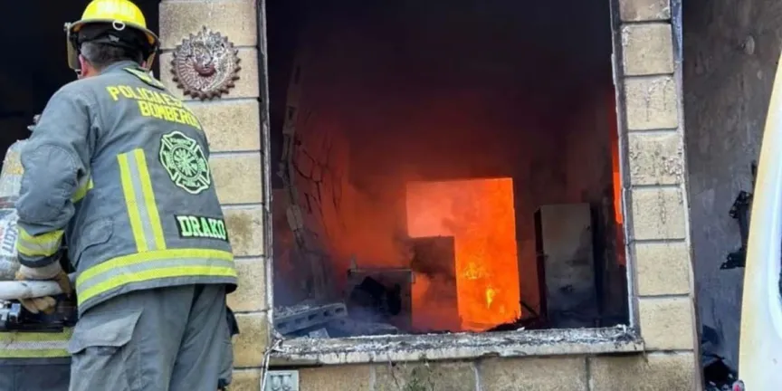 Explosión por fuga de gas deja cuatro lesionados en Geovillas del Sur