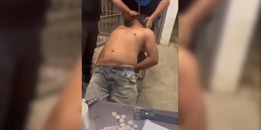 Graban a policías de Colima torturando a un detenido; ya investigan el caso