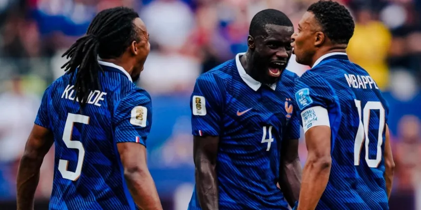 Francia derrota 3-0 a Irak y se afianza como líder del Grupo I