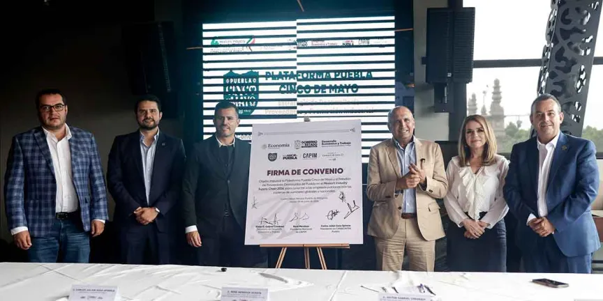 Puebla apuesta por el nearshoring con nueva estrategia para fortalecer cadenas de suministro
