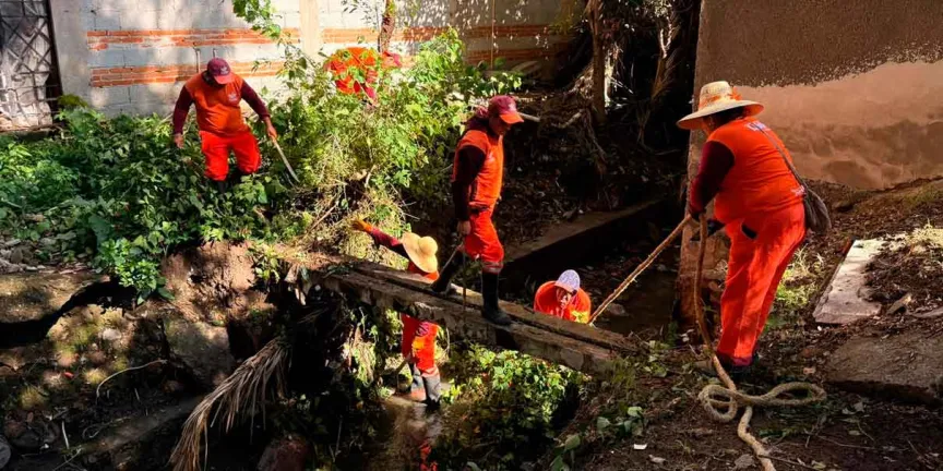 Refuerza Gobierno de Pepe Chedraui acciones preventivas ante la temporada de lluvias en Romero Vargas