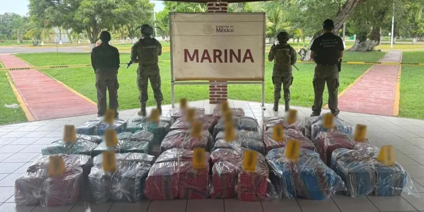 Incautan más de una tonelada de cocaína en puerto de Lázaro Cárdenas; Michoacán reporta reducción de homicidios