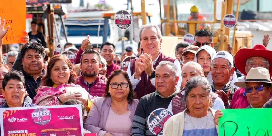 Inicia Pepe Chedraui obras de rehabilitación vial en la Junta Auxiliar de Santa María Xonacatepec