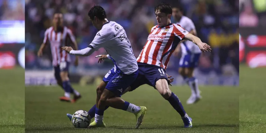 Emocionante empate entre Puebla y Chivas 