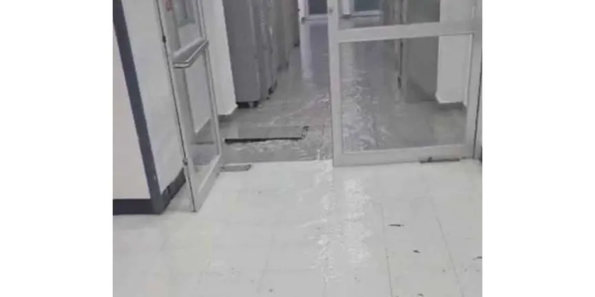 Lluvias exhiben filtraciones en el Hospital General de Huejotzingo; ciudadanos piden reparación urgente