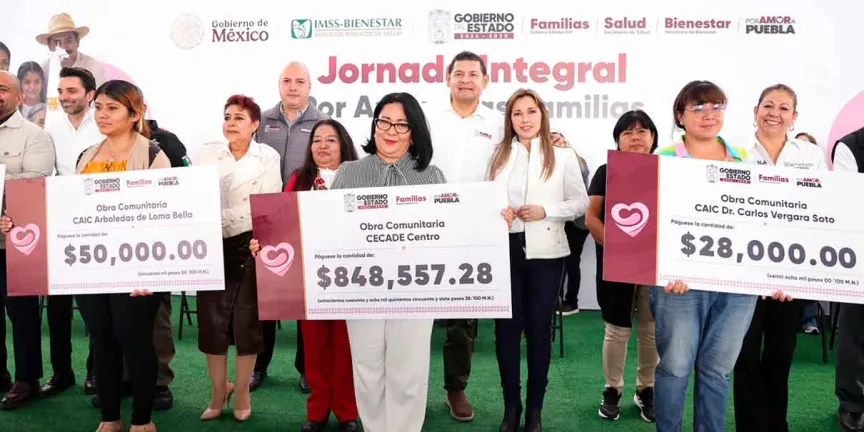 Alejandro Armenta entrega apoyos para obra comunitaria y fortalece programas sociales en Puebla