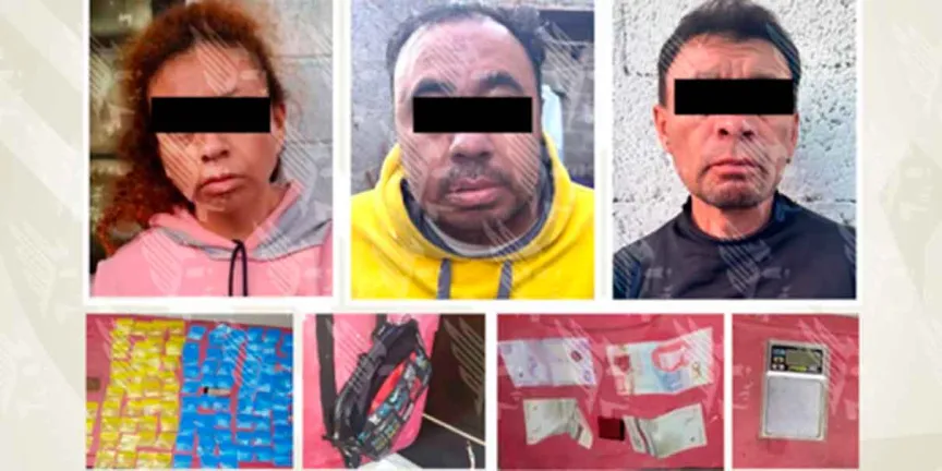 Detienen a tres durante cateo contra el narcomenudeo en San Lucas El Grande