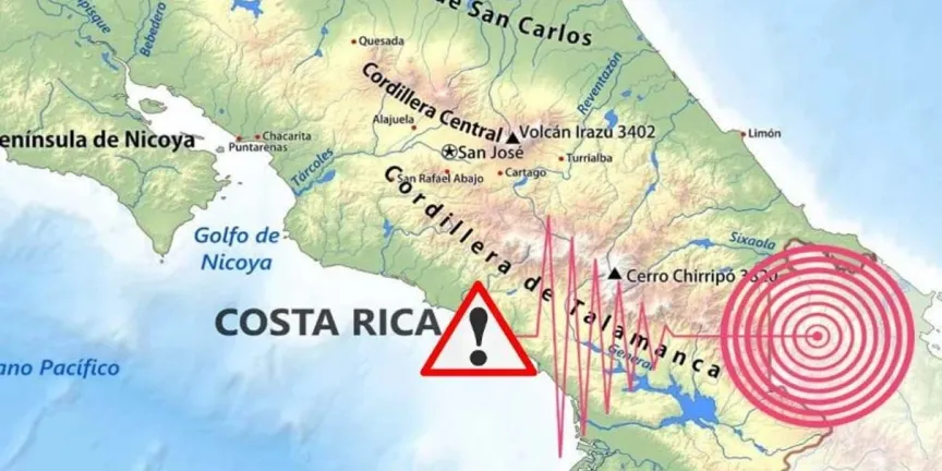 Fuerte SISMO sacude Costa Rica y desata una cadena de más de 60 réplicas