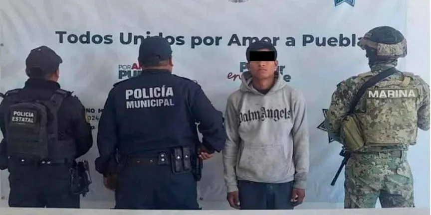 Capturan a presunto narcomenudista con 15 dosis de metanfetamina en Tehuacán