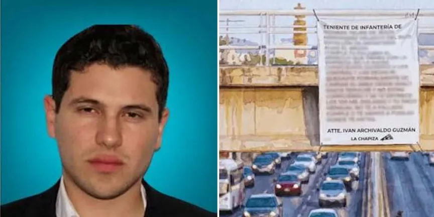 Narcomanta presuntamente firmada por hijo de “El Chapo” amenaza a militar y exige frenar a “Los Mayos”
