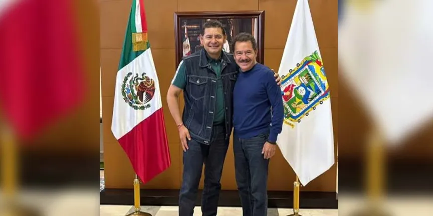 Ignacio Mier y Alejandro Armenta refrendan alianza por el bienestar de Puebla