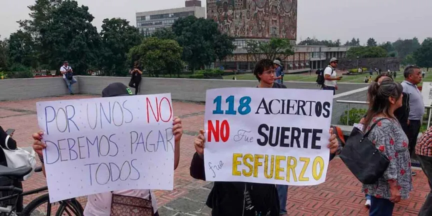 Examen UNAM 2026: aspirantes con resultados cancelados exigen una oportunidad para demostrar su inocencia