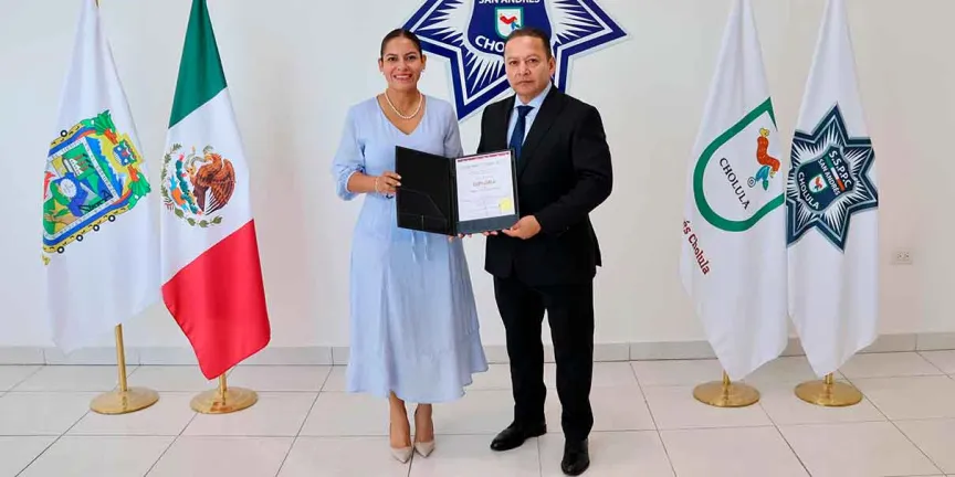 Luis Flores, único mando municipal en diplomado nacional de seguridad