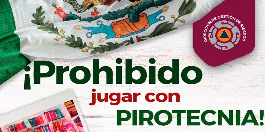 Gobierno de Pepe Chedraui refuerza medidas preventivas por Fiestas Patrias; exhorta a evitar el uso de pirotecnia