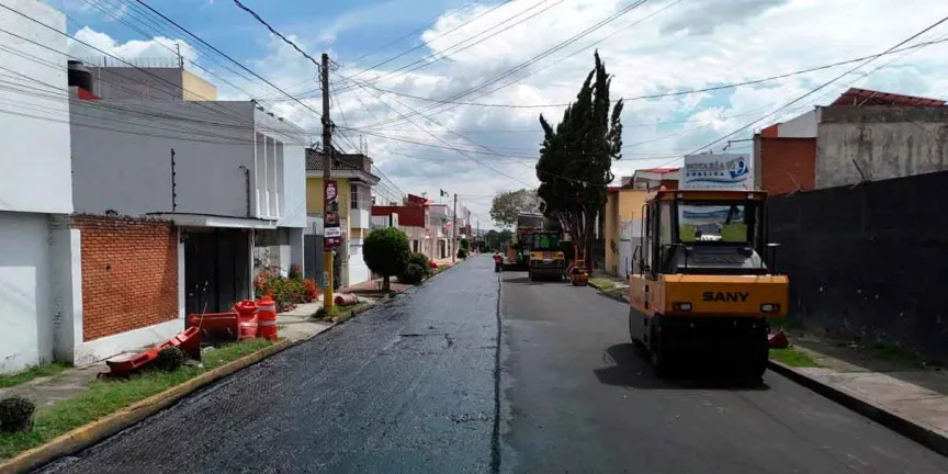 Pavimenta Gobierno del Estado calle 11 Sur y beneficia a 51 mil habitantes