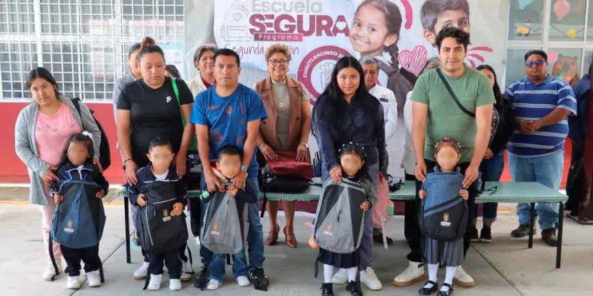 Tere Alfaro continúa entrega de apoyos de “Escuela Segura 2026”