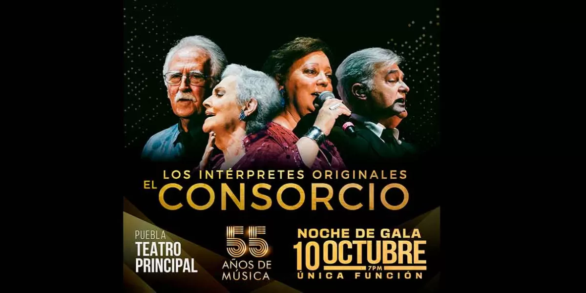 Llega a Puebla El Consorcio para celebrar 55 años de carrera